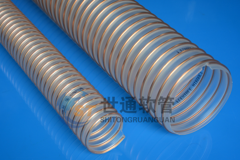PU鋼絲軟管,PU鋼絲吸塵軟管,耐磨鋼絲軟管  PU鋼絲軟管,PU鋼絲吸塵軟管,耐磨鋼絲軟管