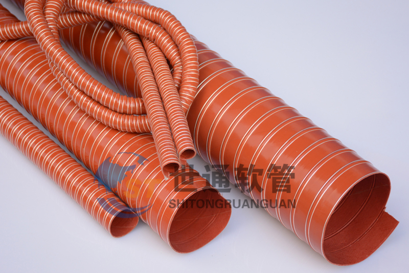 耐高溫風管,紅色高溫風管,高溫軟管  耐高溫風管,紅色高溫風管,高溫軟管